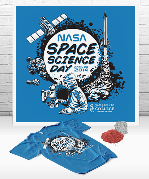San Jacinto College, Nasa Space Science Day<br><it>Promotional Illustration</it>