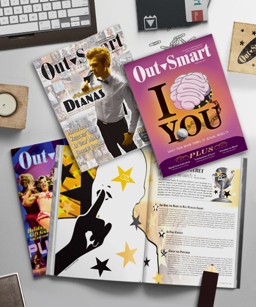 OutSmart Magazine<br>Multiple Covers, Layouts, and Marketing Collateral
