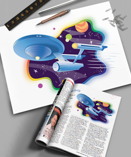 OutSmart Magazine<br>Editorial Illustration